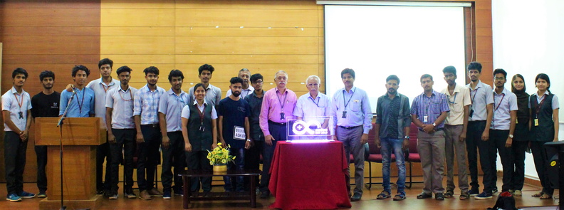 In connection with Fab Day Celebration FISAT FAB LAB Launching the Fab Interactive logo at MBA Seminar Hall. Dr George Issac, Principal FISAT inaugurated the Function. Dr KSM Paniker Director Academics, Jiby Varghese HoD were also seen FAB INTERACTIVE LOGO