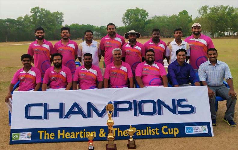 All Kerala Teachers cricket tournament called Professors Cup won by FISAT PROFESSORS TEAM Held at St Pauls College Kalamassery PROFESSORS CUP